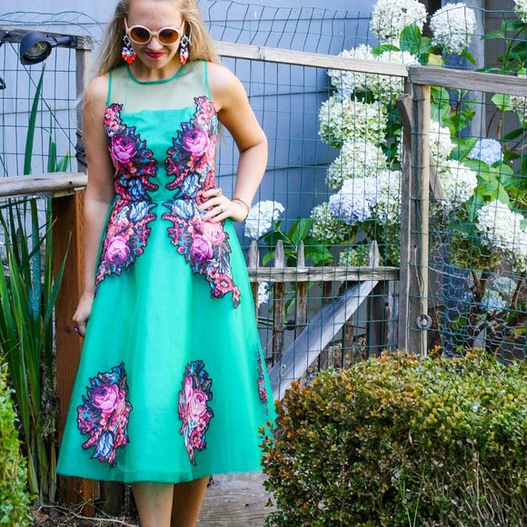 Anthropologie Sachin Babi Coral Tree Dress NWOT - Picture 13 of 14